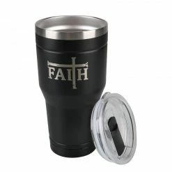 Lincoln Outfitters "Faith" 30 oz. Religious Tumbler, Black - 89-634-0204 - Tumblers -Cheap Lincoln Outfitters Store 1a5831bfb170801ebe23f9b3ee51ea5f0a6ab92a 32631057 3