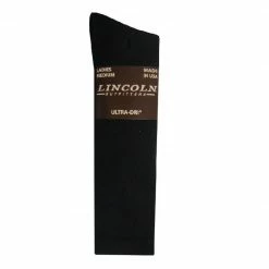 Lincoln Outfitters Men's Western Boot Sock - Black / Size Large L9157-BL-L - Socks