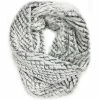 Lincoln Outfitters Women's Faux Fur Snowy Eternity Scarf White  - P22886-WHT - Women's Eternity Scarfs