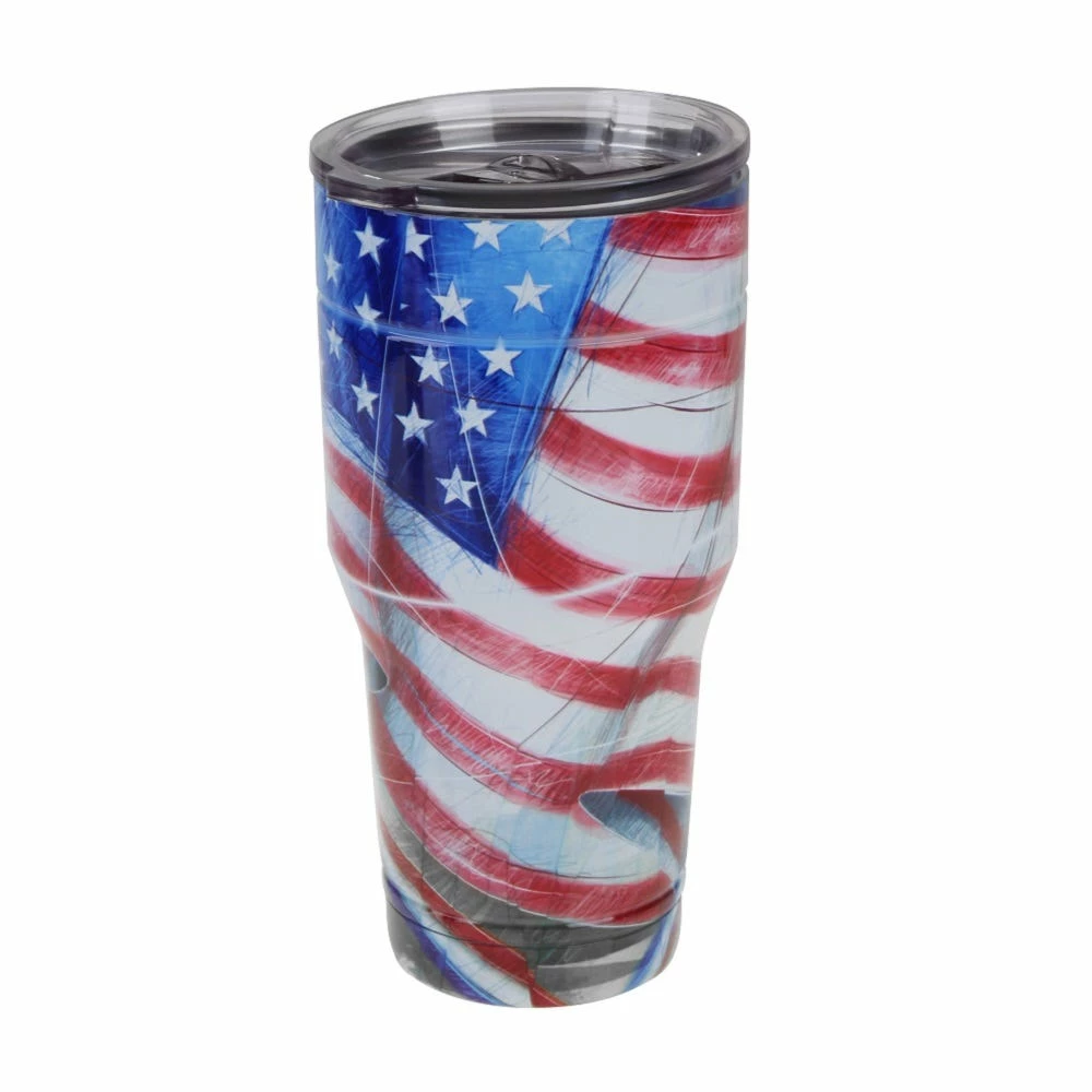 Lincoln Outfitters 30 Oz Stainless Tumbler USA Flag 88-086-0204 - Tumblers 5 Lincoln Outfitters 30 Oz Stainless Tumbler USA Flag 88-086-0204 - Tumblers - Image 5