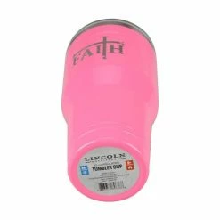 Lincoln Outfitters "Faith" 30 oz. Religious Tumbler, Pink - 89-638-0204 - Tumblers -Cheap Lincoln Outfitters Store 4fbb36b7fb7e7e8ea5e6f0a6da5e58dc03bb2ea9 32631061 4