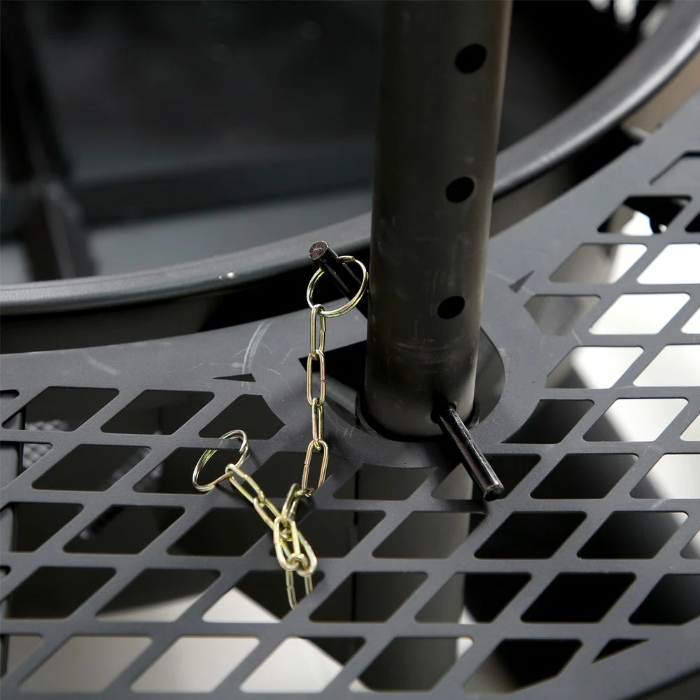 Lincoln Outfitters Steel Fire Pit with BBQ Grate - 90-165-0204 - Fire Pits & Heaters 10 Lincoln Outfitters Steel Fire Pit with BBQ Grate - 90-165-0204 - Fire Pits & Heaters - Image 10