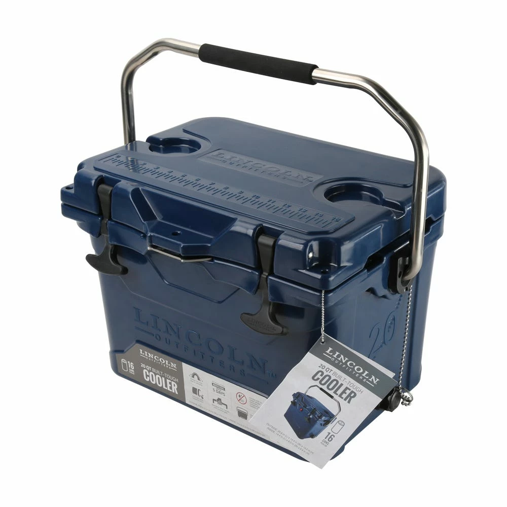 Lincoln Outfitters 20 Quart High Performance Cooler, Blue - 87-673-0204 - Coolers 2 Lincoln Outfitters 20 Quart High Performance Cooler, Blue - 87-673-0204 - Coolers - Image 2