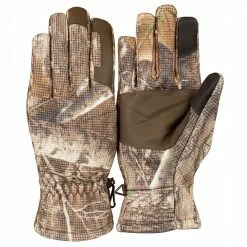 Lincoln Outfitters Men's Windproof, Soft Shell Stealth Hunting Glove Real Tree Edge D-1408-EDG - Hunting Apparel