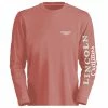 Lincoln Outfitters Women's Lincoln Ladies Logo Long Sleeve T-Shirt Burnt Coral - LO-LLS706-BTC - Long Sleeve Shirts Women's