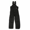 Lincoln Outfitters Men's Washed Insulated Bib Overall Black - RLB377BK - Overalls