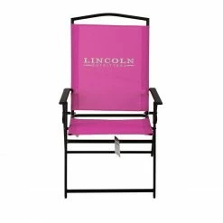 Lincoln Outfitters XL Sling Folding Chair, Pink - 89-272-0204 - Camp Furniture -Cheap Lincoln Outfitters Store 9aee63a5be530316fe426b23ad3fee7305262df8 32512022 3