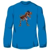 LO Youth Boy's USA T-Rex Long Sleeve T-Shirt French Blue - LOYMM-06 - T-Shirts