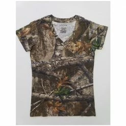 Women's Realtree Camo Short Sleeve T-Shirt - L0103 - T-Shirts