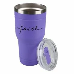 Lincoln Outfitters "Faith" 30 oz. Religious Tumbler, Purple - 89-640-0204 - Tumblers -Cheap Lincoln Outfitters Store a98db8ec1a5d274aa882501a8edf0e682da9d731 32631063 3