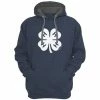 Lincoln Outfitters 4-H Filled Clover Men's Long Sleeve Fleece Hoodie - 4HH-03-DHR - Hooded Sweatshirts