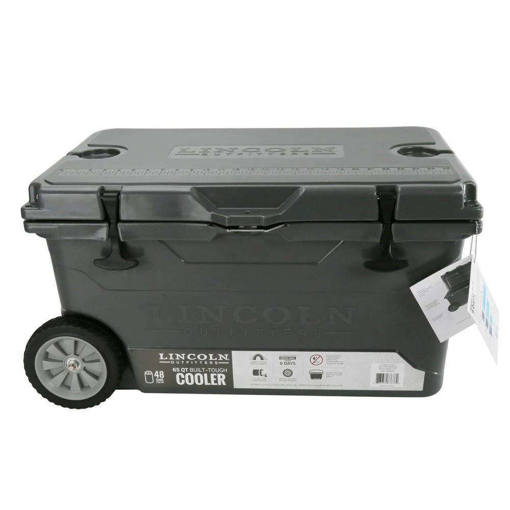 Lincoln Outfitters 65 Quart High Performance Cooler, Grey - 87-676-0204 - Coolers 1 Lincoln Outfitters 65 Quart High Performance Cooler, Grey - 87-676-0204 - Coolers