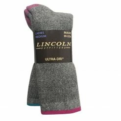 Lincoln Outfitters Ladies Full Cushion Marl Boot Sock 2 Pack Assorted - RT/L2/72293-ASST-M - Socks Women's