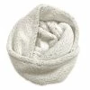 Lincoln Outfitters Women's Frosted Sherpa Eternity Scarf Light Gray - P22977-GR - Women's Eternity Scarfs