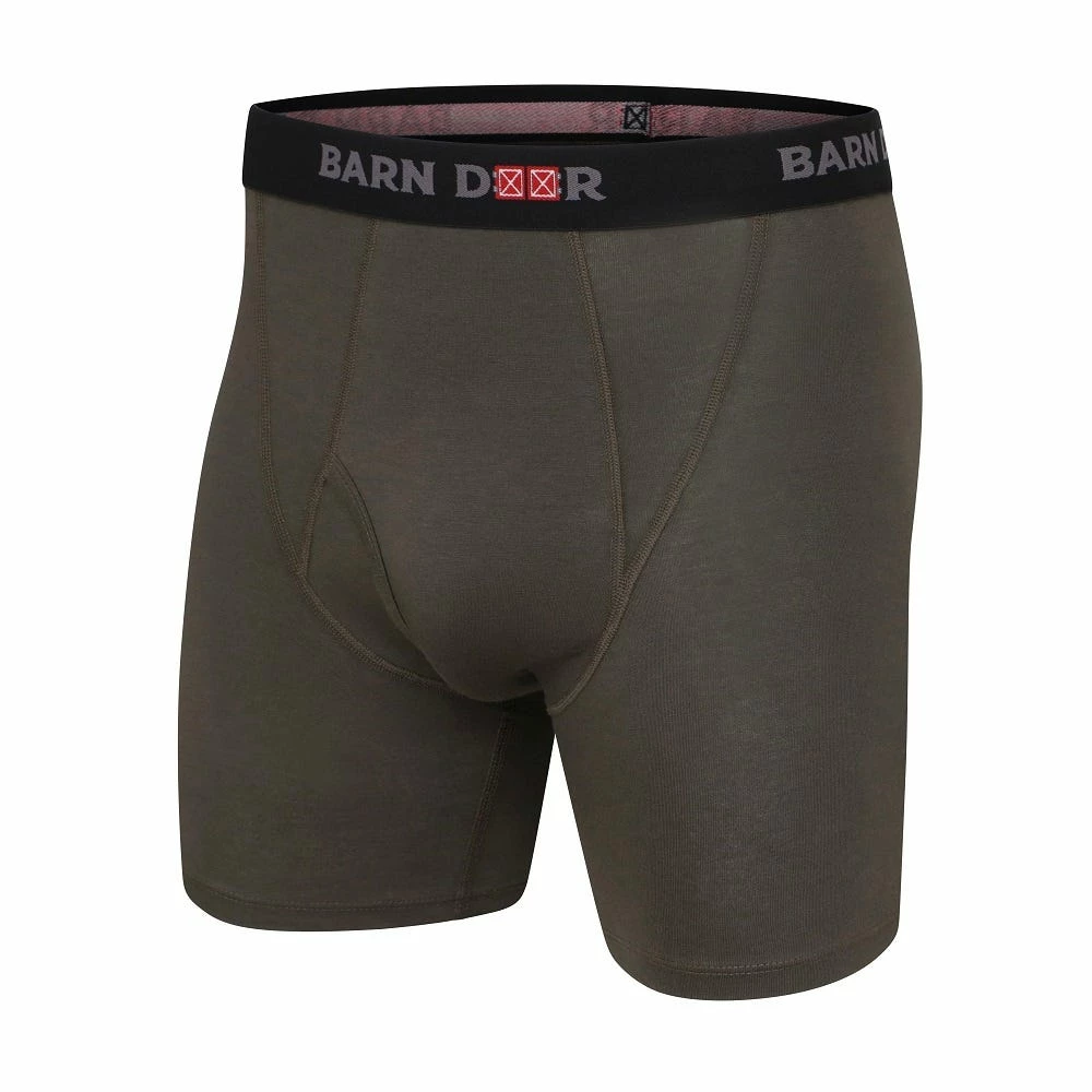 Barn Door by Lincoln Outfitters Crew Cab Cotton Boxers Green - XLO9787-377 - Boxer Briefs 1 Barn Door by Lincoln Outfitters Crew Cab Cotton Boxers Green - XLO9787-377 - Boxer Briefs