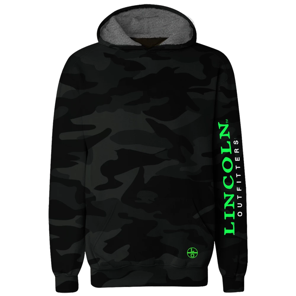 LO Youth Boy's LO Logo Camo Polyester Long Sleeve Hoodie Black Camo - LOYPCH-02 - Hooded Sweatshirt Kid's 1 LO Youth Boy's LO Logo Camo Polyester Long Sleeve Hoodie Black Camo - LOYPCH-02 - Hooded Sweatshirt Kid's