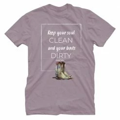 Lincoln Outfitters Ladies Soul Boots Short Sleeve T-Shirt - LO-L185 - T-Shirts