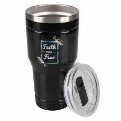 Lincoln Outfitters "Faith Over Fear" 30 oz. Religious Tumbler, Black - 89-631-0204 - Tumblers -Cheap Lincoln Outfitters Store ecd9e88d91543e4537744a2515cb69b7d7d527c8 32631054 3