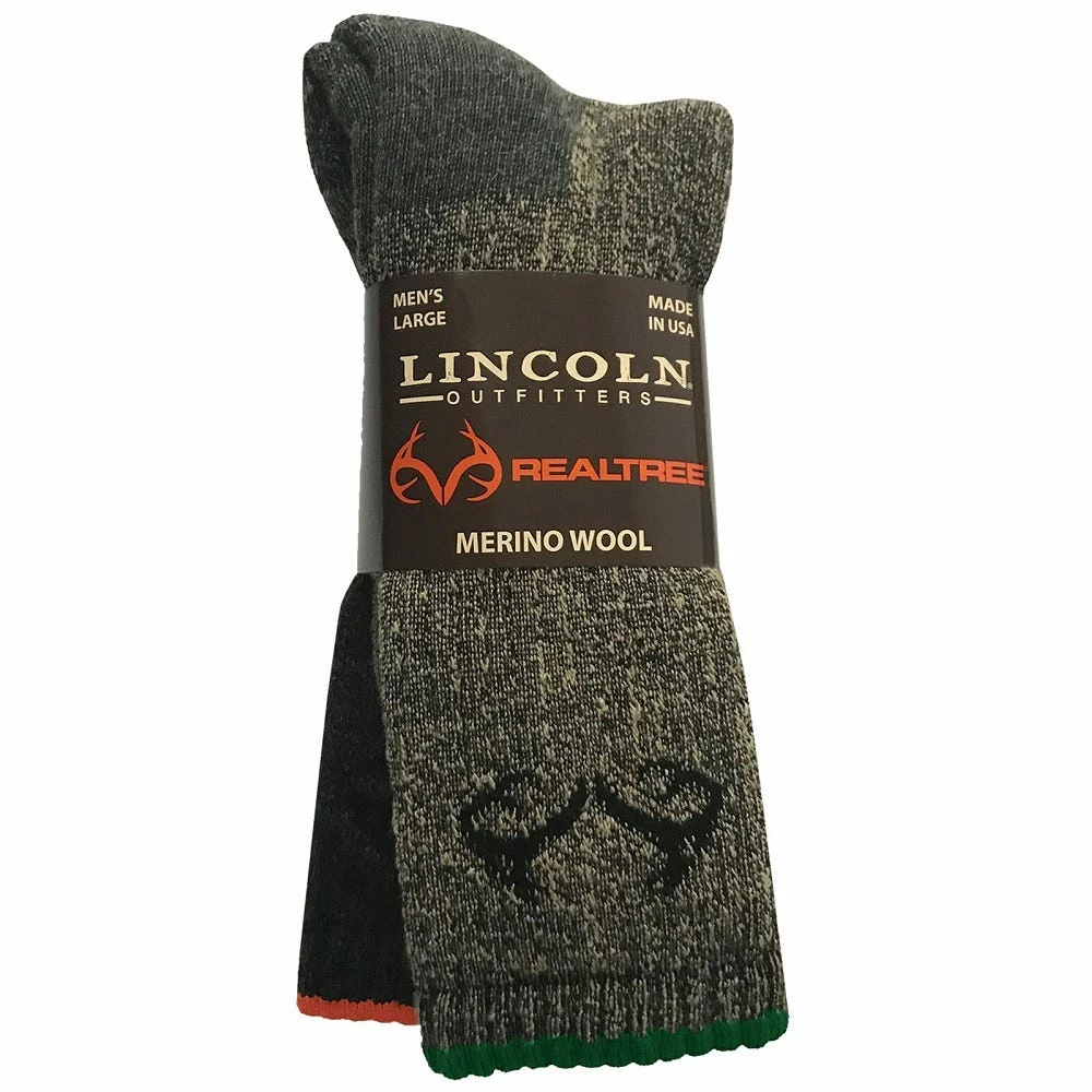 Lincoln Outfitters Men's Merino Wool Blend Sock 2 Pack Assorted - RT/L2/72123-ASST - Socks 1 Lincoln Outfitters Men's Merino Wool Blend Sock 2 Pack Assorted - RT/L2/72123-ASST - Socks