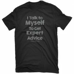 Lincoln Outfitters Men's Short Sleeve Expert Advice T-Shirt Washed Black - LO-149 - T-Shirts