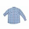 Lincoln Outfitters Men's Long Sleeve Plaid Shirt Navy/Blue - G4359-NVYBLU - Long Sleeve Shirts