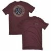 Lincoln Outfitters Men's Short Sleeve Graphic T-Shirt Windsor Wine Dark Heather - LO-61 - T-Shirts